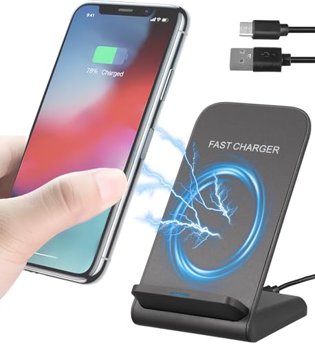 ECHOBUY Inductive Charging Station 15W Wireless Charger for iPhone