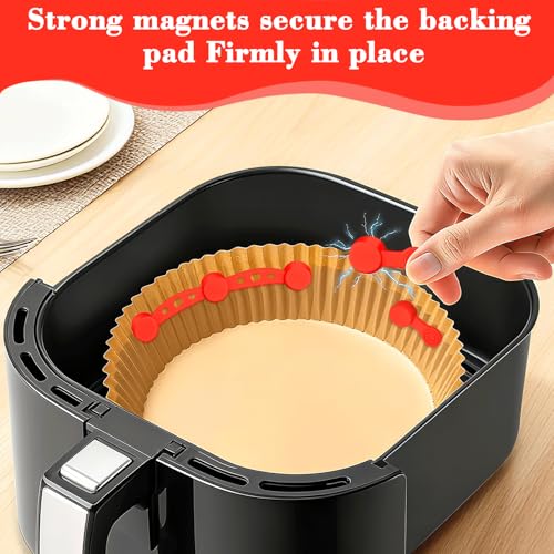 Echobuy Pack of 12 Magnets for Airfryer Baking Paper