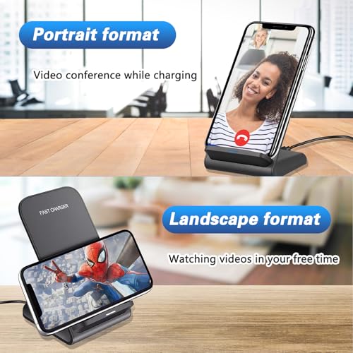 ECHOBUY Inductive Charging Station 15W Wireless Charger for iPhone