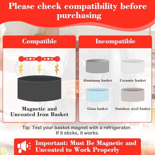 Echobuy Pack of 12 Magnets for Airfryer Baking Paper